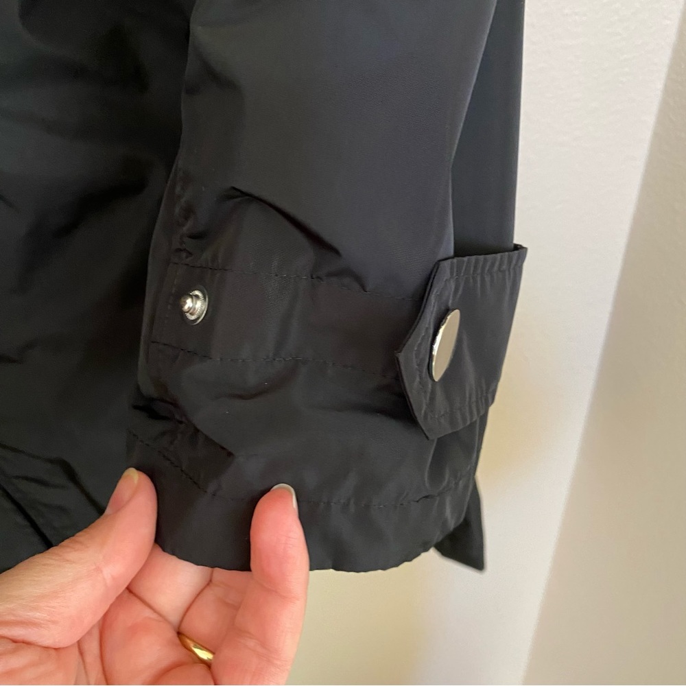 MICHAEL Michael Kors Black Hooded Rain Jacket - Picture 13 of 16